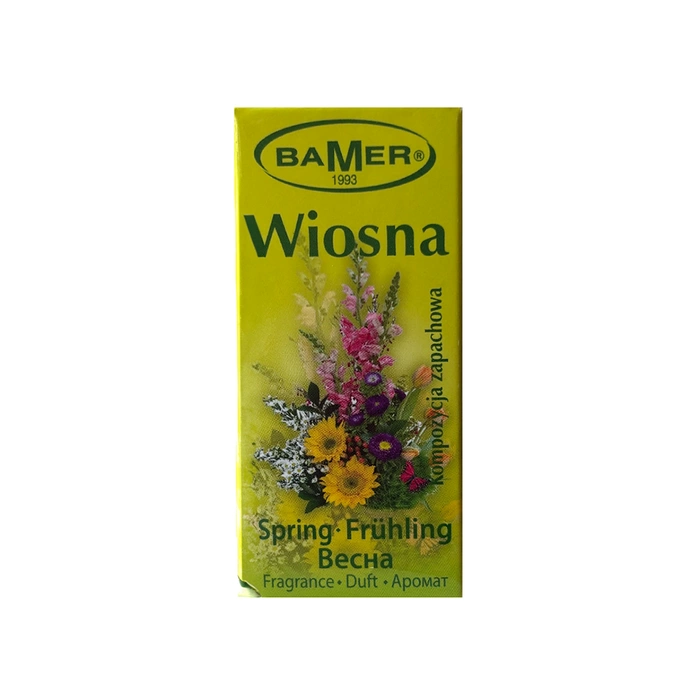 Olejek eteryczny kompozycja zapachowa do aromaterapii Wiosna Bamer 7 ml