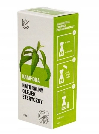 Olejek eteryczny KAMFORA 100% naturalny do aromaterapii i masażu NA 10 ml