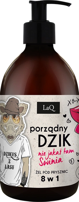 Naturalny żel pod prysznic dla mężczyzn Porządny Dzikus z Lasu LaQ 500ml
