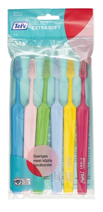 Miękkie szczoteczki do zębów Select x-soft TePe 4+2 gratis TePe