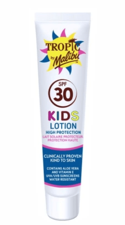 Balsam do opalania dla dzieci wodoodporny SPF 30 Tropic by Malibu Kids 40ml