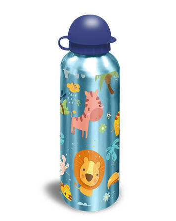 Bidon aluminiowy, butelka dla dzieci KIDS Euroswan Into The Jungle 500 ml