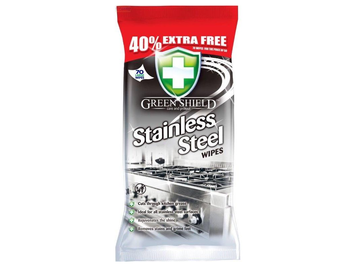 Chusteczki do stali nierdzewnej Green Shield Stainless Steel 70 szt.