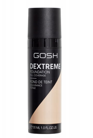 GOSH Dextreme Podkład Kryjący Ivory 002 - Satynowe Wykończenie - 30 ml