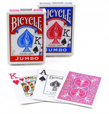 Karty do pokera Bicycle Jumbo 2 x 52 karty