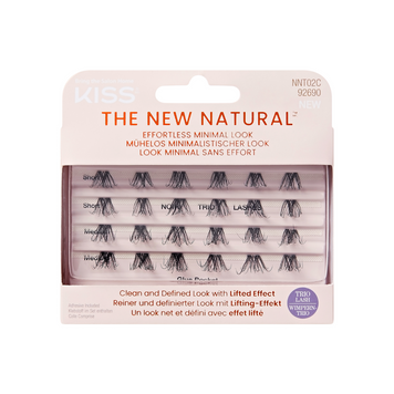 Kępki rzęs short medium lifting rzęs TRIO LASHES NNT02C Kiss 30 szt