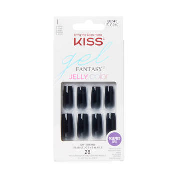 Kiss sztuczne paznokcie Gel Fantasy L FJC01C +klej