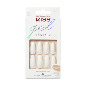 Kiss sztuczne paznokcie Gel Fantasy L FS07C + klej