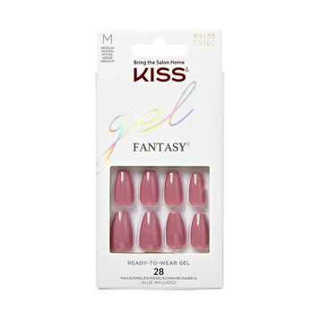 Kiss sztuczne paznokcie Gel Fantasy M FS16C + klej