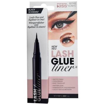 Klej i eyeliner w jednym Glueliner Black Kiss 0,7 ml