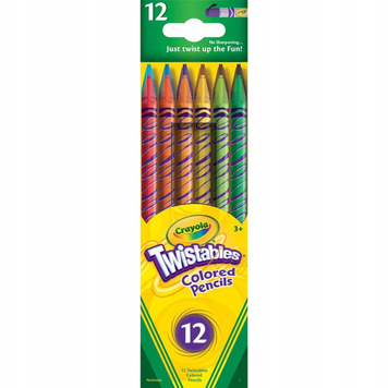 Kredki ołówkowe 12 kolorów Crayola