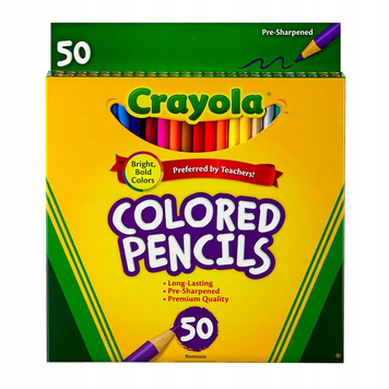 Kredki ołówkowe 50 kolorów Crayola