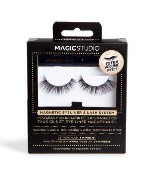 MAGIC STUDIO MAGNETIC Extra Volume Rzęsy magnetyczne + eyeliner