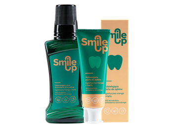 Naturalny zestaw pasta (75 ml) + płyn (250 ml) SmileUp