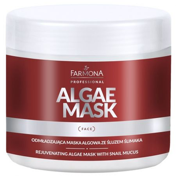 Odmładzająca maska algowa do twarzy śluz ślimaka Algae Mask Farmona 60 g