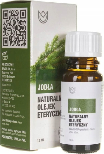 Olejek zapachowy eteryczny Jodła 100% N-A 12 ml