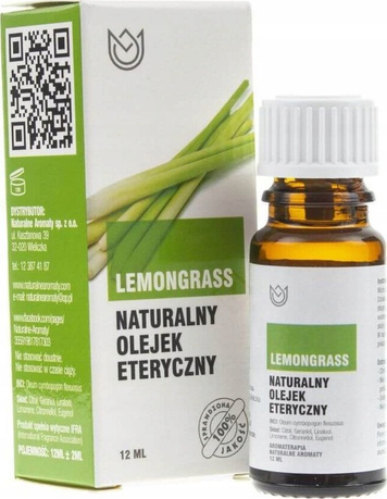 Olejek zapachowy eteryczny Lemongrass 100% N-A 10 ml