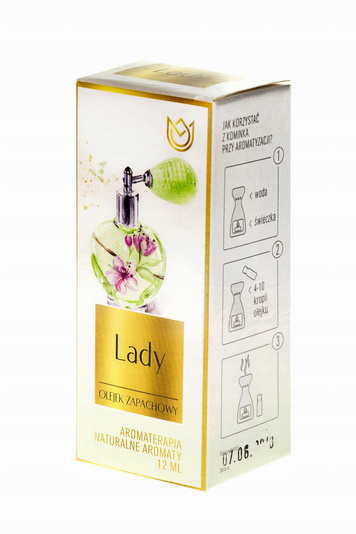 Olejek zapachowy eteryczny Pacco Lady N-A 12 ml  