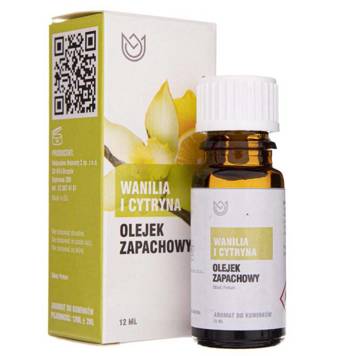 Olejek zapachowy eteryczny Wanilia i Cytryna N-A 12 ml