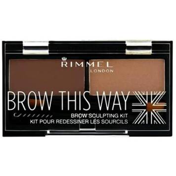 Paletka do modelowania brwi 2w1 wosk + cień Brow This Way 002 Rimmel 1szt