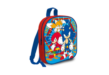 Plecak wielokomorowy dla dziecka do szkoły przedszkola 29 cm Sonic