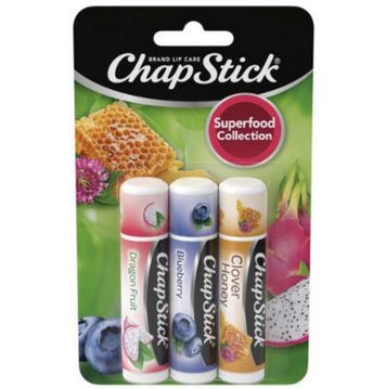 Pomadka odżywcza do ust kolekcja ChapStick Superfood zestaw 3 sztuki