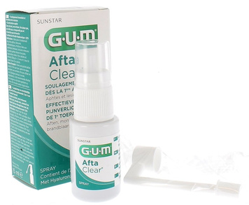 Spray na afty i owrzodzenia GUM AftaClear Sunstar 15 ml