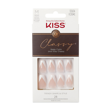 Sztuczne paznokcie tipsy Classy Nails French M KCSO4C KISS 1szt.