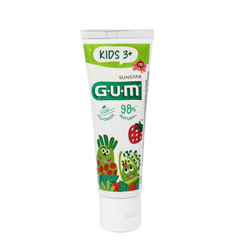 Truskawkowa pasta do zębów dla dzieci 3+ GUM KIDS Sunstar 50 ml