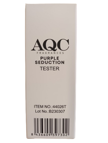 Woda perfumowana tester kosmetyki damskie dla kobiet Purple seduction AQC 15ml