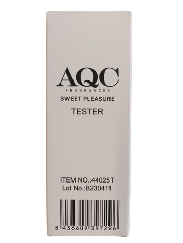 Woda perfumowana tester kosmetyki damskie dla kobiet Sweet pleasures AQC 15ml