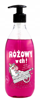 Żel pod prysznic do ciała naturalny wegański Różowy w Ch! Shots LaQ 500 ml