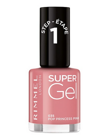 Żelowy lakier do paznokci 035 Pop Princess Pink Super Gel Rimmel 12ml