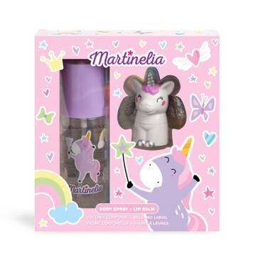 Zestaw kosmetyków dla dzieci balsam do ust mgiełka do ciała Martinelia 1szt