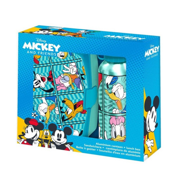 Zestaw śniadaniowy lunch box + bidon Mickey and Friends Kids Euroswan 1 szt