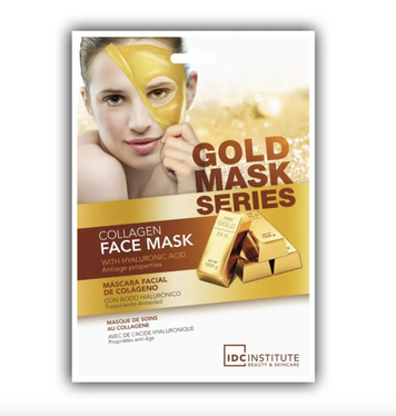 Złota nawilżająca maska kolagenowa do twarzy IDC INSTITUTE Gold Series 1 szt