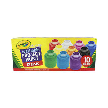 Zmywalne farby dla dzieci 10 kolorów Crayola