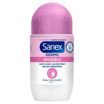 Antyperspirant damski w kulce dla kobiet Invisible Roll On Sanex 50 ml