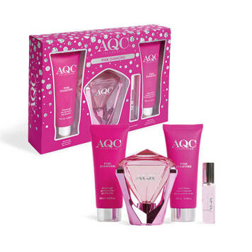 Elegancki zestaw prezentowy kosmetyków dla kobiet Pink Diamond AQC