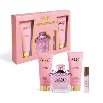 Elegancki zestaw prezentowy kosmetyków dla kobiet Sweet Pleasures AQC