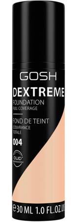 GOSH Dextreme Podkład Kryjący Natural 004 - Matowo-Satynowe Wykończenie - 30 ml