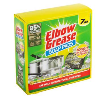 Gąbki do czyszczenia naczyń z mydłem Elbow Grease Soap Pads 7 sztuk