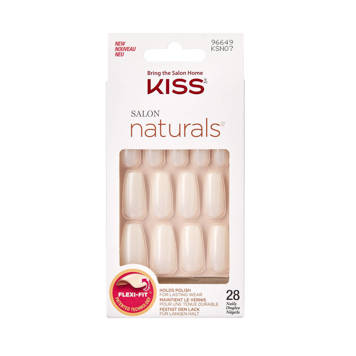 KISS sztuczne paznokcie naturals KSN07 x28 L