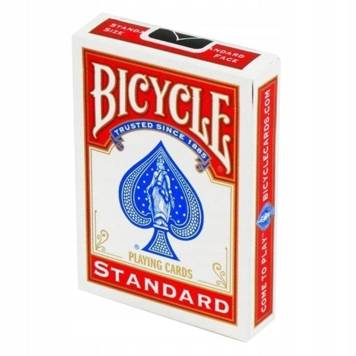 Karty do gry standard Bicycle Czerwone 52 karty