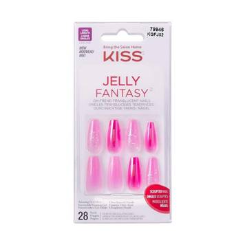 Kiss sztuczne paznokcie Jelly Fantasy KGFJ02 x28 L