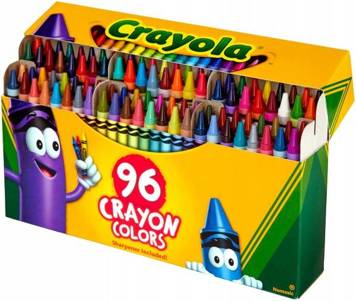 Kredkin świecowe 96 kolorów Crayola