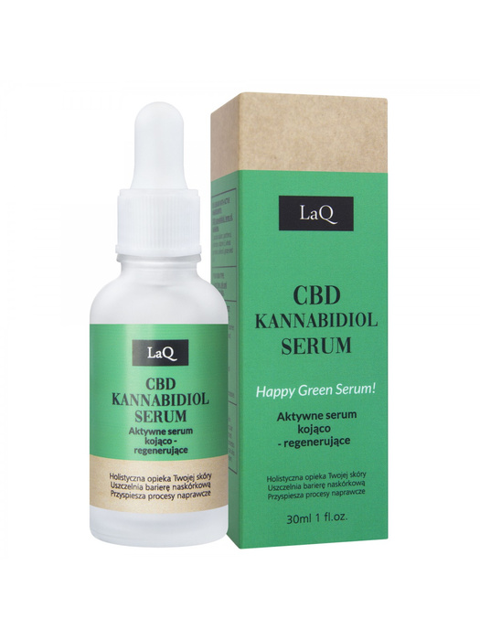 LAQ serum kojąco-regenerujące CBD Kannabidiol 30ml