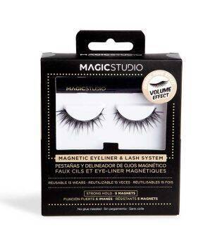 MAGIC STUDIO MAGNETIC Efekt objętości Rzęsy magnetyczne + eyeliner