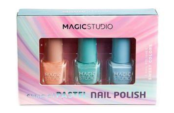 MAGIC STUDIO Sweet Pastel Zestaw 3 lakierów do paznokci