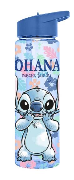 Niebieska butelka na wodę dla dzieci Lilo i Stitch Kids Euroswan 600ml